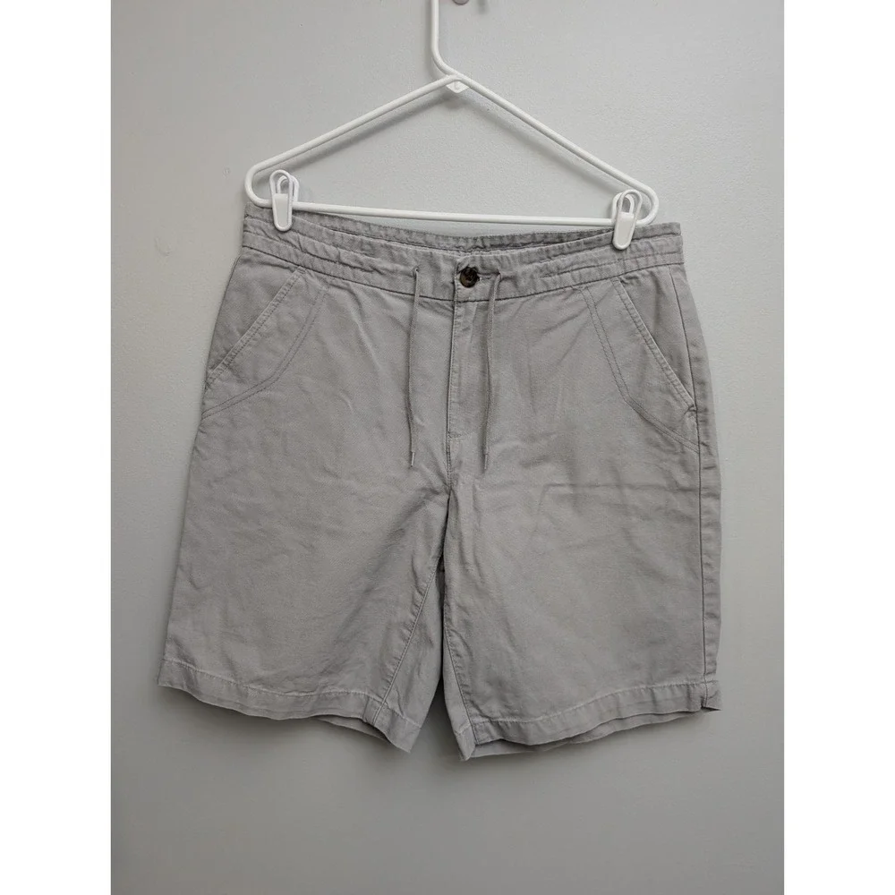 X3 Roebuck & Co. Men's Gray Cotton Canvas Carpenter Shorts Size 34